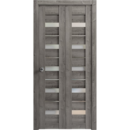 Sartodoors Solid French Door 24 x 80in, Matte Black Clear Glass, Single Regular Panel Frame Trims Handle LUCIA2166ID-BLK-24